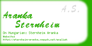 aranka sternheim business card
